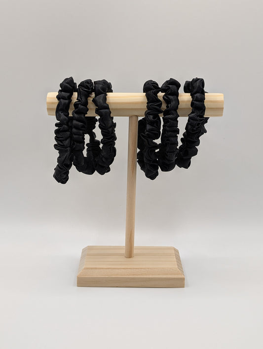 Noir Slimline Scrunchie