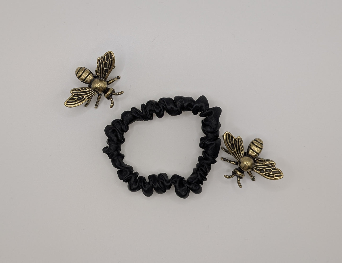 Noir Slimline Scrunchie