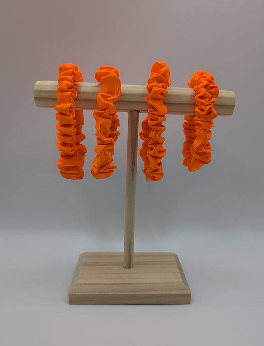 Disco Pumpkin Slimline Scrunchie
