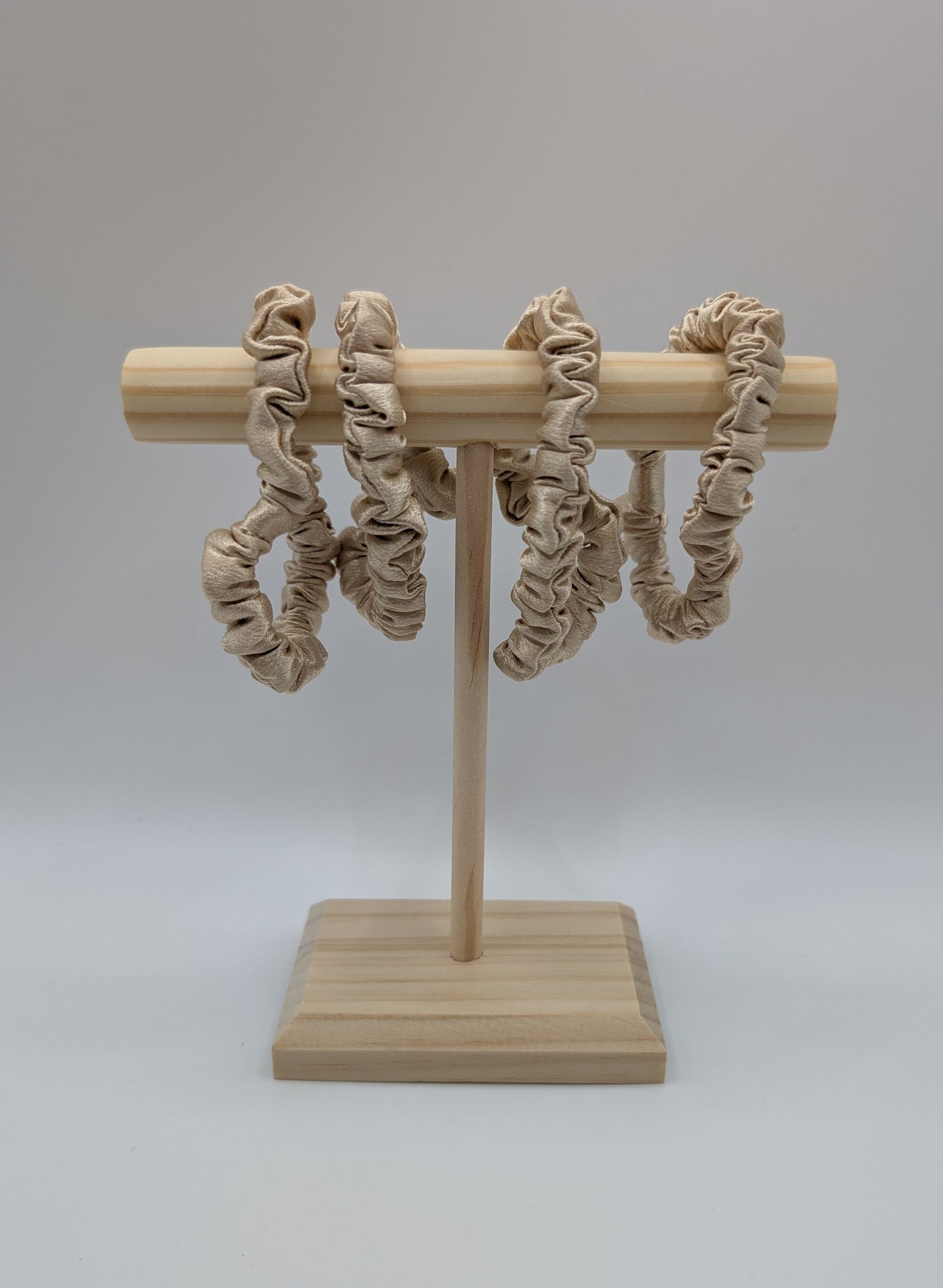Champagne Slimline Scrunchie